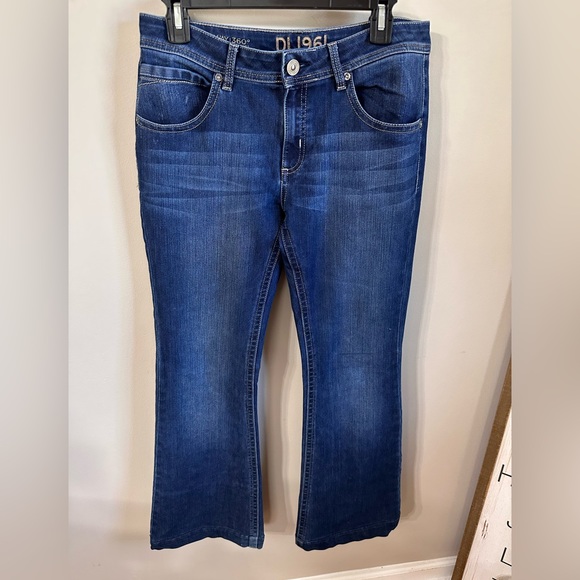 DL1961 Joy High Rise Flare Denim Jeans size 30 - Picture 3 of 14